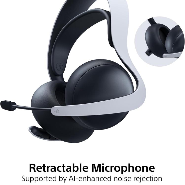 Sony Pulse Elite Playstation 5 Cuffie Wireless Con Microfono Ps5 Headset (White)